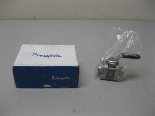 1/4&#034; Swagelok SS-62TF4 THRD SS 60-Series 3-Piece Ball Valve NEW L12 (1841)