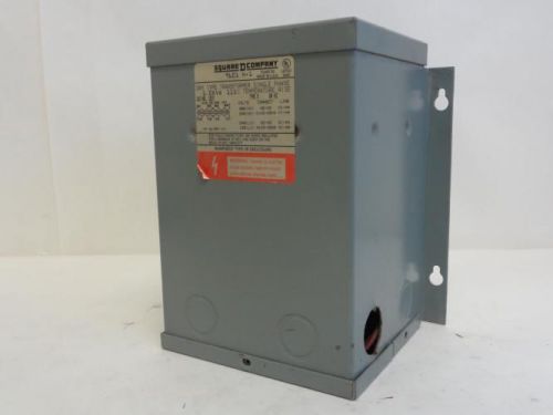 151403 Used, Square D 1S1F Transformer, 1 Phase, 1kVA, 120/240V Out