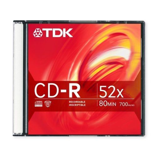 TDK CDR  52x 700MB 80min (1-Pack)
