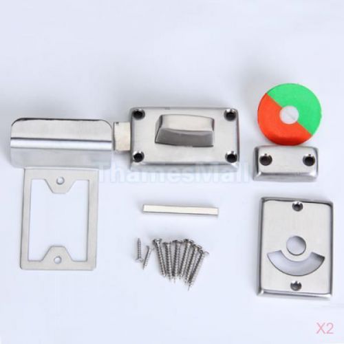 2x vacant engaged bathroom toilet indicator bolt door lock for sale