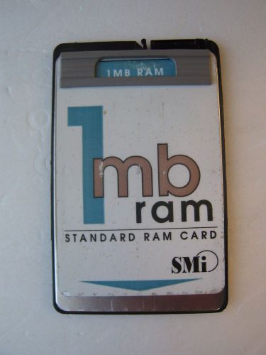 SMI 1MB RAM Card for HP 48GX Calculator. Battery Backed