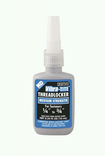 Vibra-tite medium strength blue threadlocker anaerobic 10ml 12110 1/4&#034; - 3/4&#034; for sale