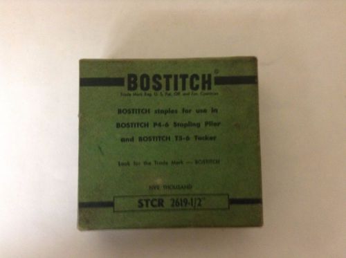 Bostitch Box Of Almost 5000 STCR 2619 1/2&#034; Staples For P4-6 &amp; T5-6 Staple Guns