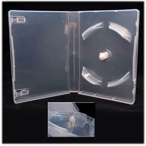 30 HIGH QUALITY 27MM SUPER CLEAR 1 HUB 10- DISC MULTI-10 DVD CASES  - DB27-10C