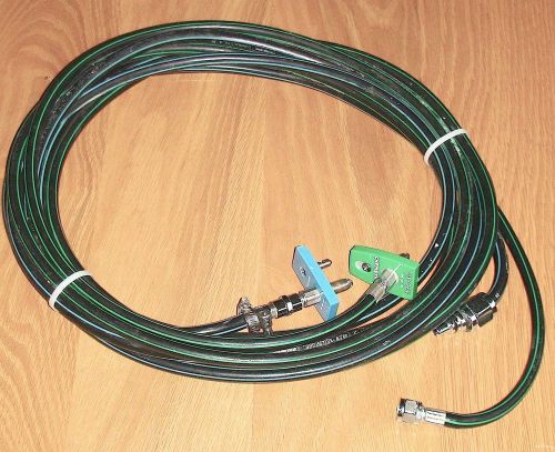NITROUS-OXYGEN DELIVERY HOSES 13&#039; -  MEDICAL DENTAL- CHEMATRON &amp; DISS CONNECTORS