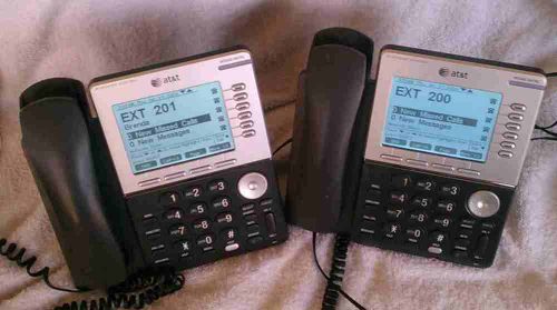 LOT OF TWO (2) AT&amp;T Synapse SB67030 Business Phone with Large 5in Display