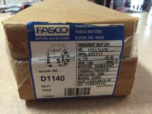 New Fasco D1140 Motor