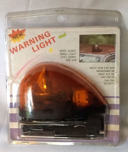 Vintage Rotating Revolving Responder Emergency Light Amber 12V Never Used
