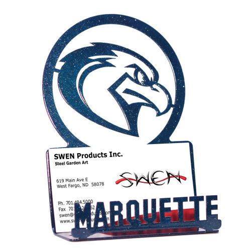 SWEN Products MARQUETTE GOLDEN EAGLES Metal Business Card Holder