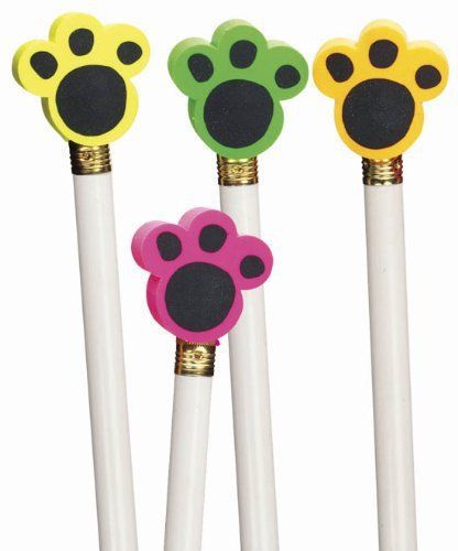 NEW Paws Topper Eraser  Package of 72