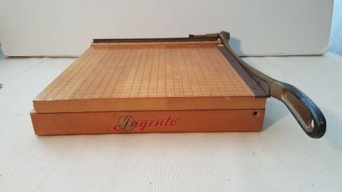 Vintage Ingento 1131-1132 Guillotine Paper Cutter 12&#034; No. 4
