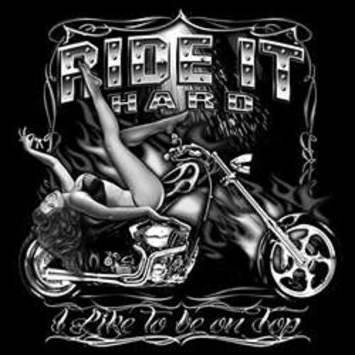 Sexy Woman Ride Hard Motorcycle HEAT PRESS TRANSFER for T Shirt Sweatshirt 049f