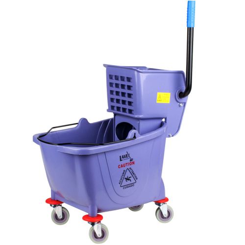 Industrial Lavex Janitorial Grey 36 Quart Mop Bucket &amp; Wringer Combo with $bonus