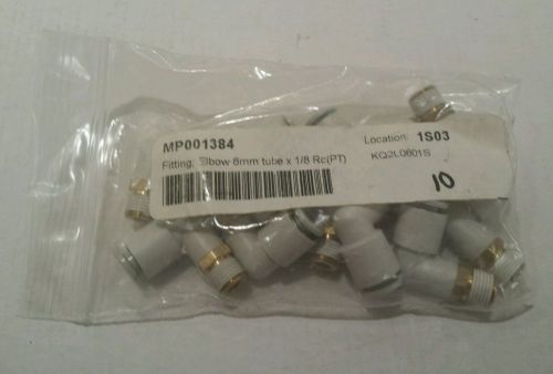 Lot of 10 SMC KQ2L06-01S  Elbow Pneumatic Fittings 6mm X 1/8 Rc (PT) New