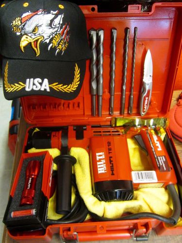HILTI TE 12 HAMMER DRILL, EXCELLENT CONDITION, L@@KS NEW, FREE EXTRAS,FAST SHIP