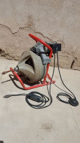 Ridgid K-380 snake drain cleaning machine