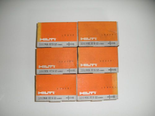 Hilti NK 37S12 41060/5 Lot of six boxes