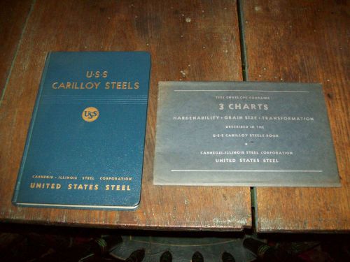 1938 UNITED STATES STEEL CARILLOY STEELS METALLURGICAL ALLOY HARDENABILITY GRAIN