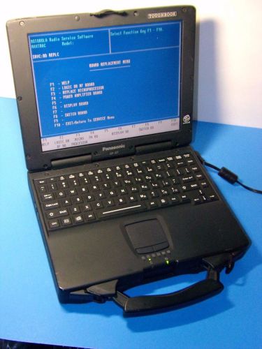 Panasonic  motorola yaesu vertex  radio programming rugged laptop rss dos for sale