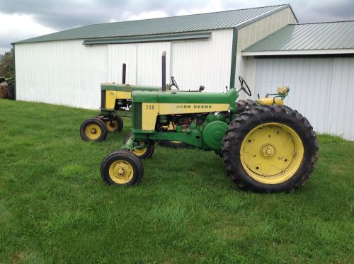 TWO John Deere 730 tractors with CONSECUTIVE serial numbers