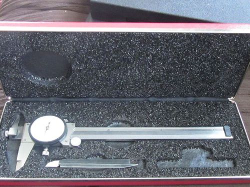 Starrett american made 6 inch dial caliper offset jaw model 120j for sale