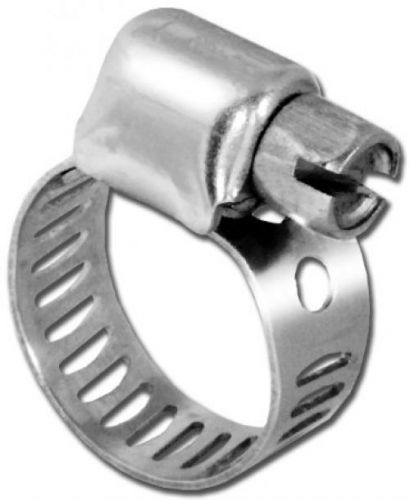 10-pack pro tie sae size 4 range 1/4-inch-5/8-inch mini stainless hose clamp, for sale
