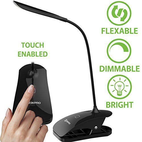 Zekpro Desk Lamps Reading Light Lamp [SMART TOUCH] - Premium Quality USB Touch