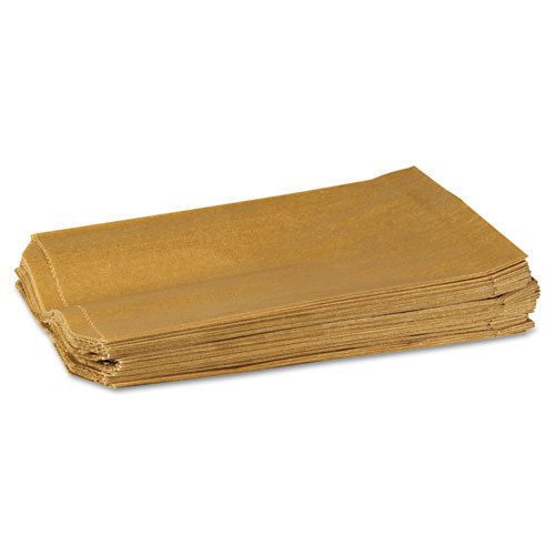 Hospeco kraft waxed sanitary napkin receptacle paper liners, 500 bags, hos kl260 for sale