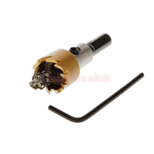 19.5mm hole saw tooth steel drill bit cutter hand tool f/ metal wood alloy for sale