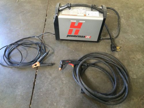 Hypertherm powermax 45 plasma cutter 1/2&#034; cut capability for sale