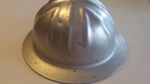 Vintage McDonald T Cap-Standard Aluminum Hard Hat MSA Mine Safety Appliances Co