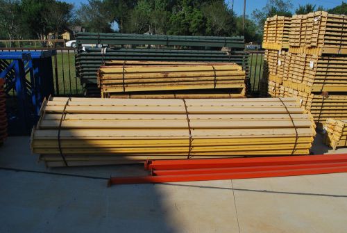 Used pallet rack beams 140&#034; x 4&#034; for sale