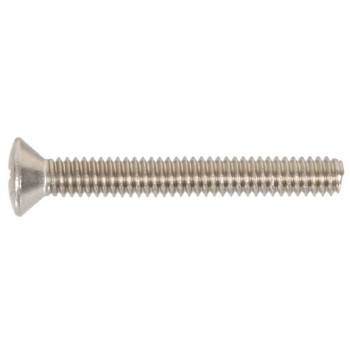 16 mm zinc-plated metric steel machine screws oval-head silver spiral shanks for sale