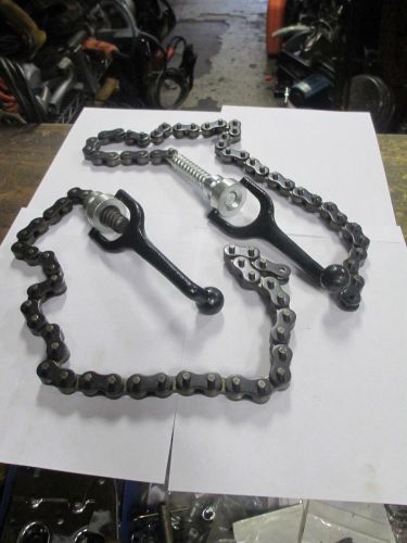 GREENLEE/CURRENT  2 TUGGER PULLER HOLD DOWN CHAINS NEW FITS ALL PULLERS
