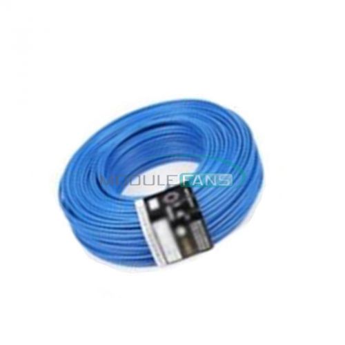 Blue ul 1007 hook up wire cable 24awg cord hook-up diy electrical m for sale