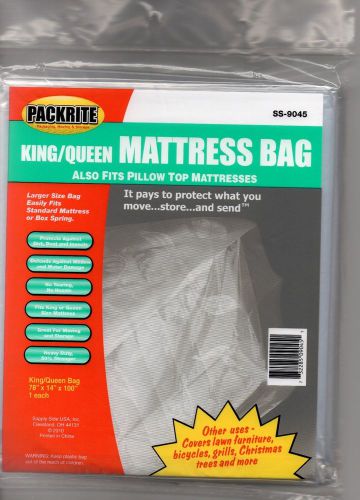 King/Queen Mattress Pillow Top Bag Cover - Moving/Storage Solution Packrite