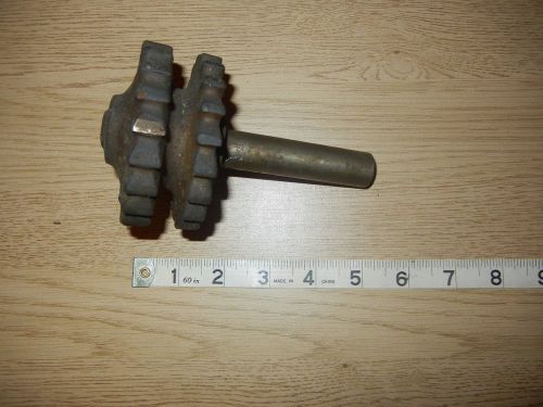 2 Large STRAIGHT SIDE MILLING CUTTER mill Cutters Shaft 20 tooth teeth milling