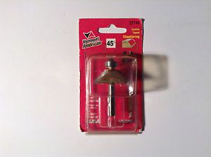 Vermont American 22745 Carbide Tipped 45° Chamfering Router Bit