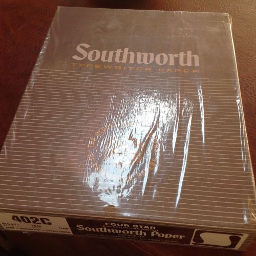 Southworth Typewriter Paper Legal 402C-25% Cotton Plain Regular Finish 500 16 Lb