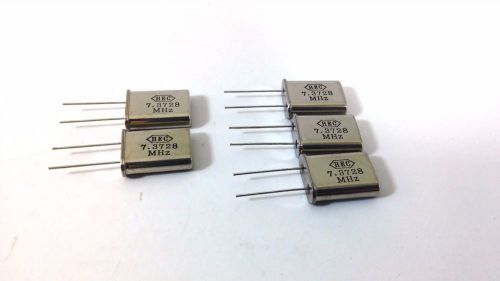Lot of 5 Crystal Oscillator Unit 73728 MHz DB906 30PPM 30PF 2 Pin HEC
