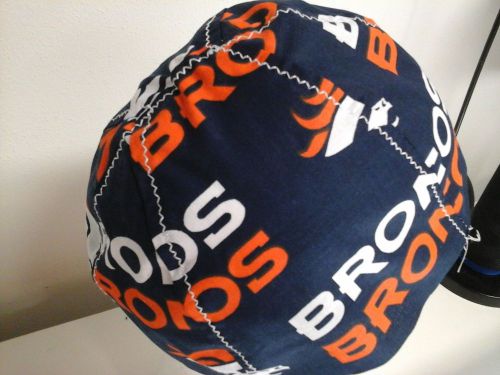 Nwt denver broncos nfl welders hat, pipefitter cap, welding hood liner, kromer for sale