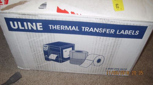 New Box of Uline Green Thermal Transfer Labels 3x1 U-Line Printer Labels S-8566G