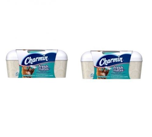 Charmin Freshmates Flushable Wipes 40 Sheets For A Cleaner Clean Pack Of 2 - NEW