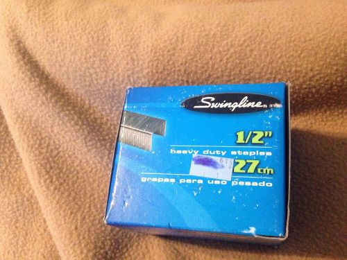 New Box Of 1/2 Inch Swingline Staples 5000 Count USA Fast Shipping