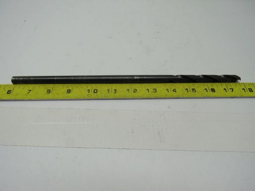 7/16&#034; extra length hss 12 oal straight shank drill bit for sale