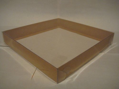 cardboard box with transparent cap