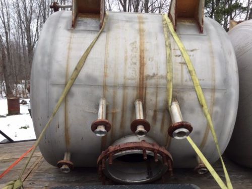1300 gallon stainless steeljjacketed tank horizontal made by ward for sale