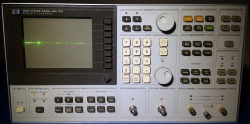 HP Agilent 3562A Dual Channel Dynamic Signal Analyzer, 64 uHz-100 kHz
