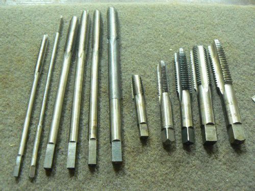 11 piece lot of taps: durakut jarvis brute r&amp;n, hsgh-3, short &amp; long for sale