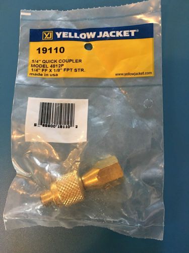 NEW Yellow Jacket 191100 1/4&#034; Quick Coupler